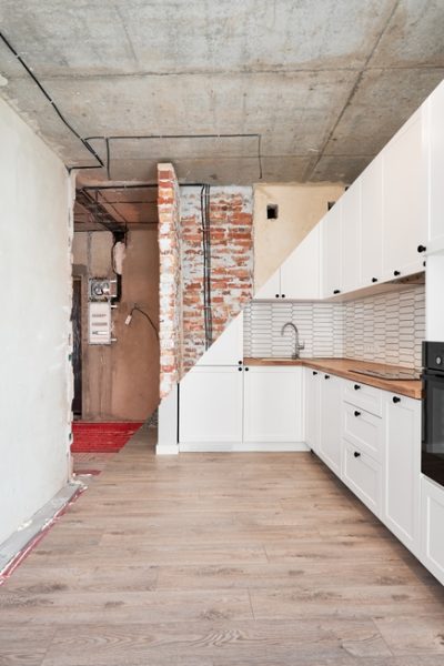 Photo,Collage,Of,Old,Apartment,And,New,Renovated,Room,With